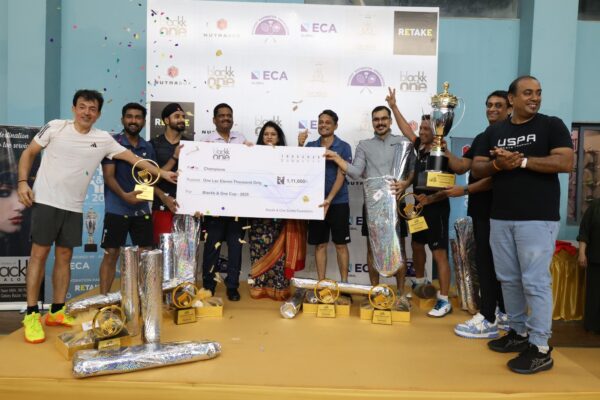 Mumbai Risers Emerge Champions at the “Blackk & One Cup 2025” Badminton Tournament